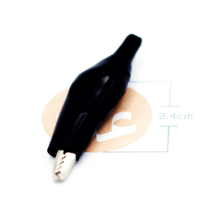 Crocodile clip medium (Black)