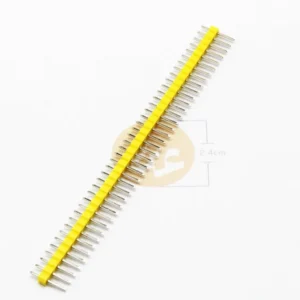 Header 40 pin male Yellow color
