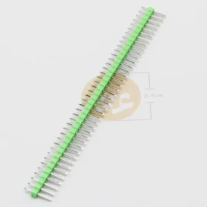Header 40 pin male Green color